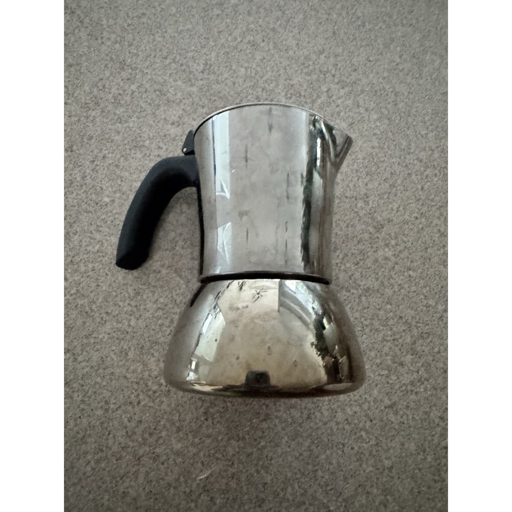 LuxHaus Moka Pot - 3 Cup Stovetop Espresso Maker - 100% Stainless Steel Italian